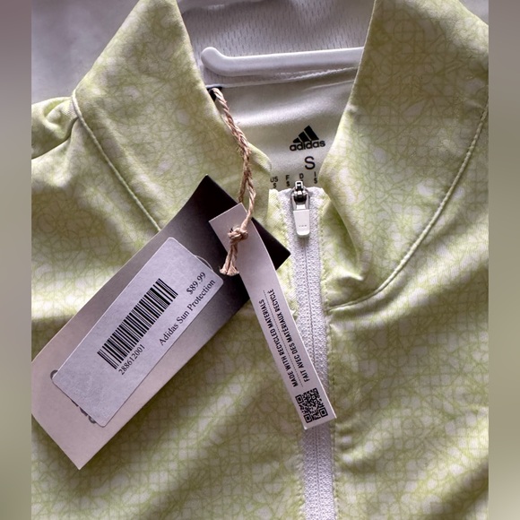 NWT Adidas Light Green sun protection for biking Long Sleeve shirt women’s S - Picture 3 of 9
